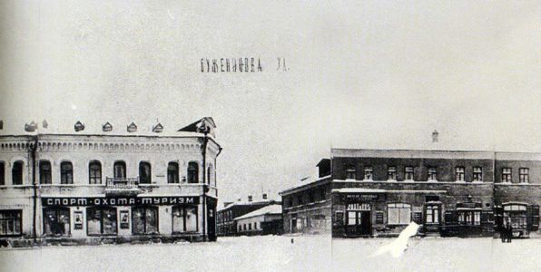Развёртка  Преображенской  площади  1930  годов.