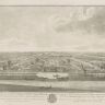 Панорама усадьбы Кусково.  1768 год
