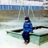 Косинская улица, 22. Детская площадка во дворе дома. 1988г.